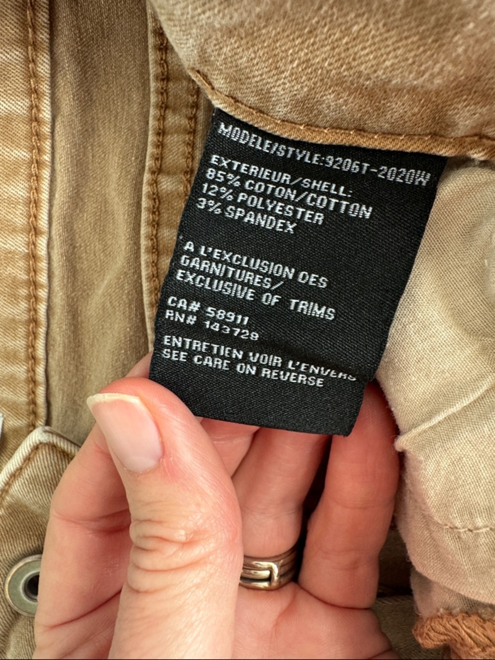 Tribal Brown Women's Denim Shorts - Picture 5 of 5
